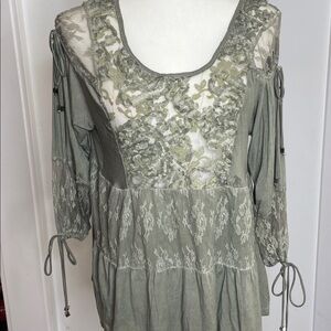 NWT POL Lace Top